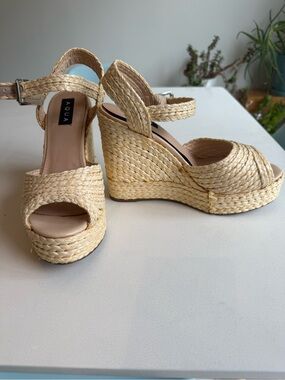 Aqua l Woven Espadrille Wedge Sandals